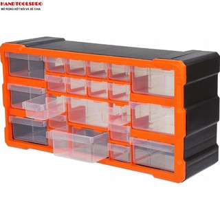 Tủ đựng linh kiện 22 ngăn TACTIX 320632 25 x 50 x 16 cm