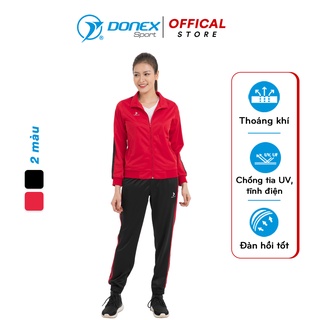Bộ Quần Áo Thu Đông DONEX PRO Logo In Phản Quang, Phong Cách Tối Giản, Khóa Siêu Bền, Thiết Kế 1 Lớp Dễ Chịu ADB-146