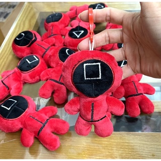 gấu con mực móc khoá SQUID Game