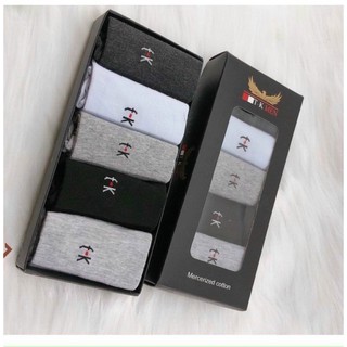 hộp 5 đôi tất cổ ngắn chống thối cho phái mạnh