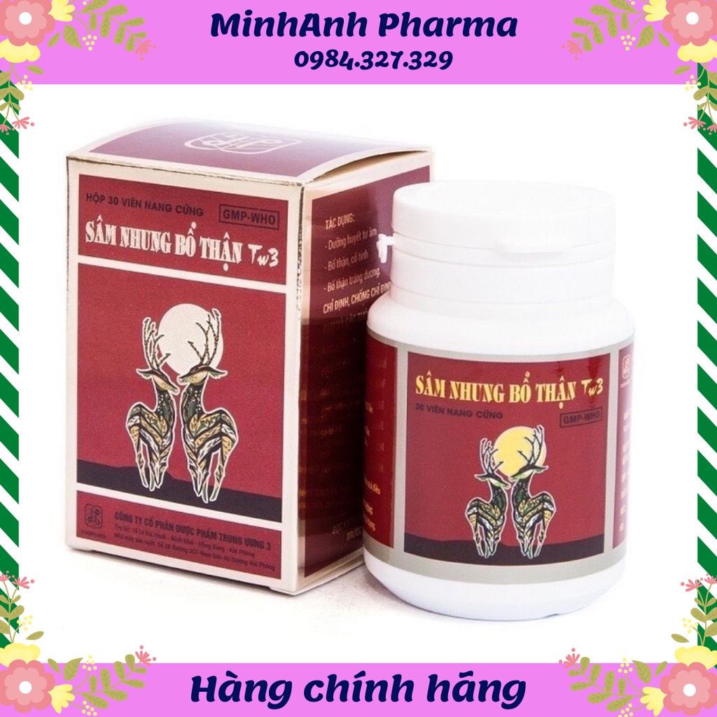Sâm nhung Bổ thận TW3