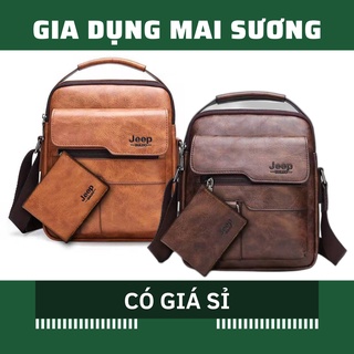[Giá Sỉ] Túi đeo chéo nam da bò jeep BULUO 26x21x6cm
