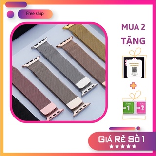 DÂY ĐEO Milanese THÉP KHÔNG GỈ CHO iWATCH, T500, WATCH 6, W26, W46, U78Plus