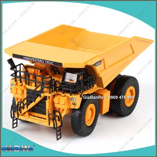 MÔ HÌNH SẮT XE TẢI KHAI KHOÁNG SIÊU KHỦNG - TỈ LỆ 1/75 - 20CM - KDW - 9935