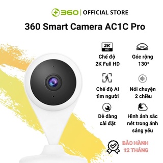 Camera giám sát thông minh Qihoo 360 AC1C Pro App Botslab - Hàng Chính Hãng