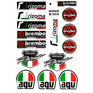 Decal nổi trang trí xe MÁY - H016