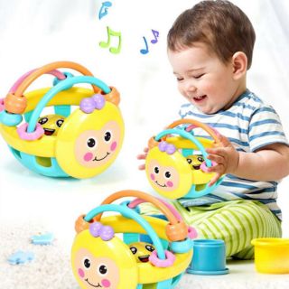 Đồ chơi Lục lạc cao su phát nhạc cầm tay cho bé