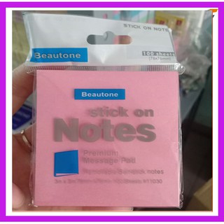 [Giá Kho]-Giấy Note Ghi Nhớ Hồng 3X3