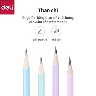 Bút chì lục giác Deli - loại 2B/HB - 30 chiếc/hộp - 58166 / 58167 [Deli]
