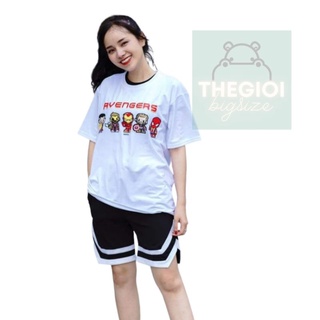 Quần short 2v line bigsize unisex nam nữ 40kg - 90kg