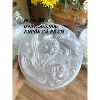 Khuôn Rau Cau Nhựa 25 Cm Hình Cá 2C