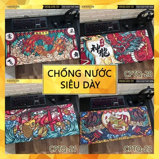 Tấm lót chuột, bàn di chuột, mouse pad tranh Cổ Phong Trung Quốc SIZE lớn