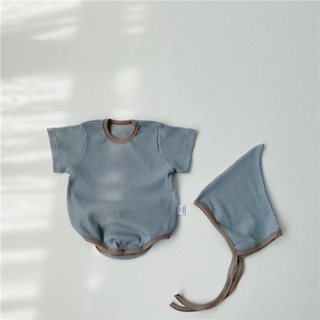 BD05 BODY LIỀN MŨ MÀU XANH CHO BÉ CỦA MAMA ƠI - THỜI TRANG CHO BÉ