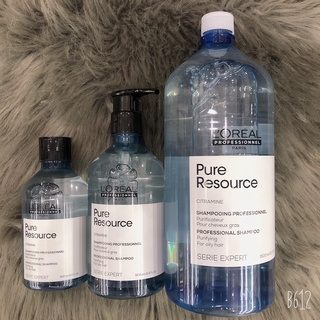 ( Mẫu mới nhất ) Dầu gội giảm nhờn cho tóc bị mồ hôi dầu Pure Resource LOreal