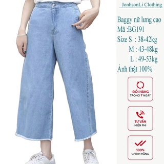 Quần baggy jean nữ lưng cao JL04 JL JohnsonLi