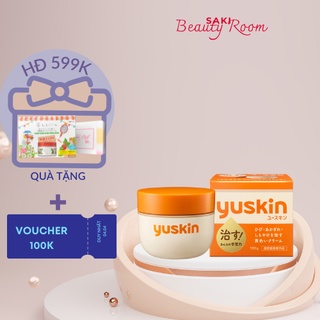 Kem dưỡng nẻ chân tay Yuskin Nhật Bản siêu dưỡng ẩm 120gr chứa vitamin B2 hỗ trợ và ngừa tràm da nứt nẻ tay chân