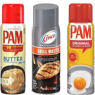Các Loại Dầu Xịt Ăn Kiêng 0 Calo Crisco Và Pam