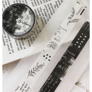 (Chiết theo chu kỳ) Băng dính washi tape hoạ tiết nhà PION #7