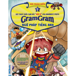 Truyện Gram Gram - Đội Thám Hiểm Ngữ Pháp Tiếng Anh - Giới Từ (Tập 5)