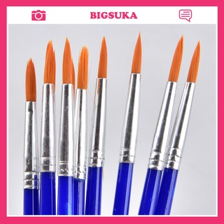 Cọ vẽ màu nước Thiên Long sơn dầu tô tượng - đầu cọ tròn dẹp BIGSUKA