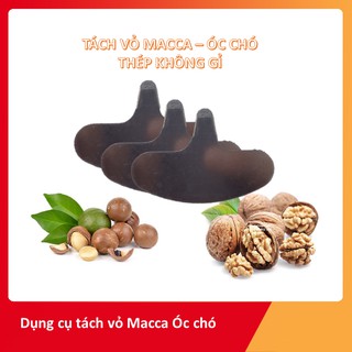Đồ tách vỏ macca óc cho thép không gỉ 10 cái