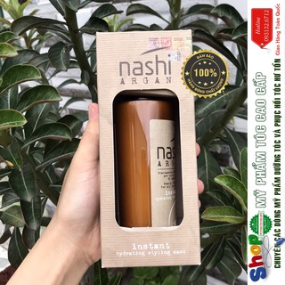 [Nashi-Chính hãng] Xịt dưỡng xả khô NASHI ARGAN HYDRATING STYLING MASK LEAVE IN làm phồng tóc