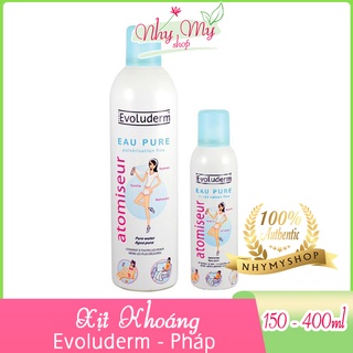 Xịt khoáng Evoluderm 150ml,400ml Pháp