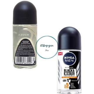 Lăn Khử Mùi Nivea Men Invisible For Black &amp; White 50ml