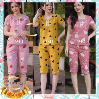 [Bunny] Đồ bộ mặc nhà, bộ quần áo nữ mặc nhà đẹp và rẻ chất kate thái
