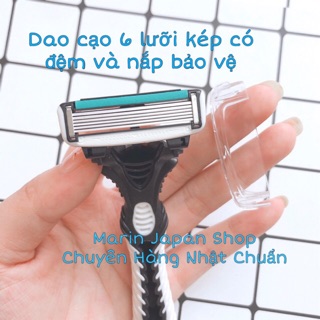(Công nghệ mới,Hàng Nhật)Dao lưỡi cạo râu nam siêu thích, siêu êm nội địa Nhật