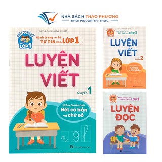 Sách - Bộ 3 cuốn Luyện đọc, Luyện viết cho bé