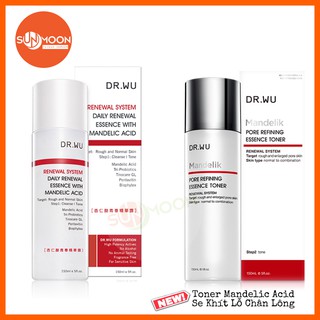 [DR.WU] Toner Làm Sạch Se Khít Lỗ Chân Lông DR.WU MANDELIC PORE REFINING ESSENCE TONER 150ML