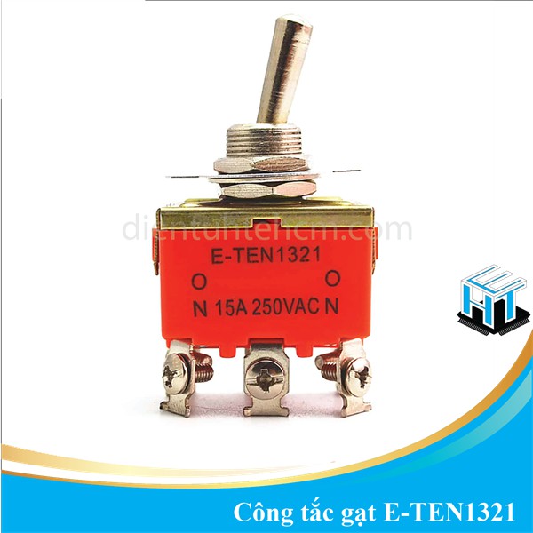 Công tắc gạt E-TEN1321 loại 6 chân (2 kênh)15A/250VAC