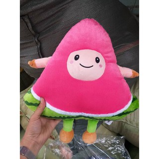 Gối ôm nhồi bông hình dưa hấu cho bé