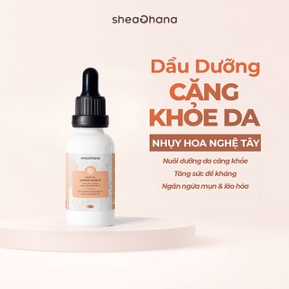 Dầu dưỡng khỏe da nhụy hoa nghệ tây dưỡng ẩm ngăn ngừa lão hóa tăng cường đề kháng cho da SheaGhana 25g