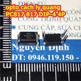 10 con opto cách ly quang PC817 817 DIP-4 4P kde2751