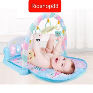 Thảm nhạc nằm chơi cho bé đủ loại hươu, voi, khỉ, cá heo, gâu. Thảm nhạc cho bé sơ sinh hcm