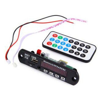 Mạch Giải Mã MP3 USB/TF/AUX/Bluetooth 7-12VDC(Đen)