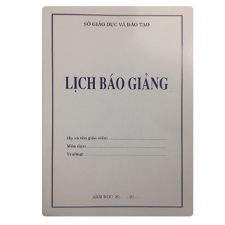 Lịch báo giảng cấp 2,3