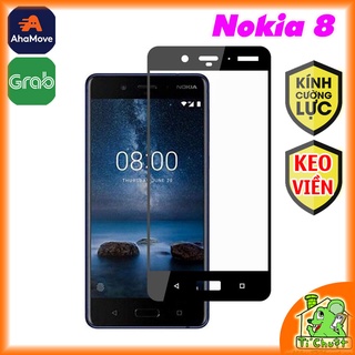 [KEO VIỀN-Ảnh Thật] Kính CL Nokia 8 2017 Cường Lực 2.5D FULL Màn