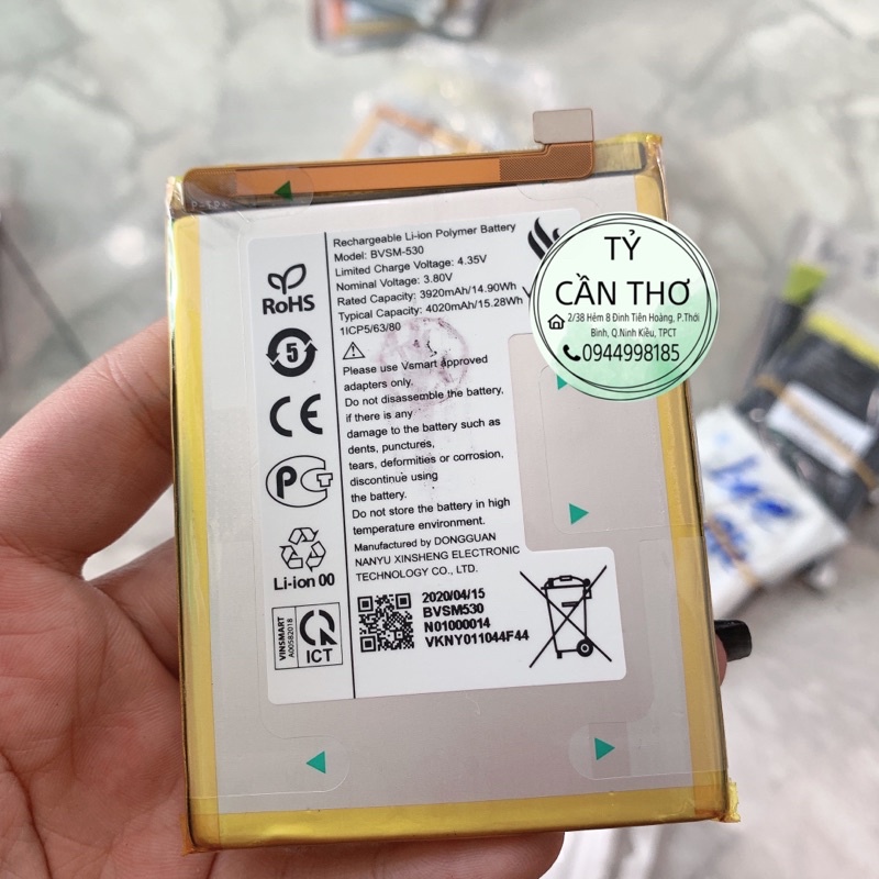 Pin Vsmart Active 1 plus / Active 3