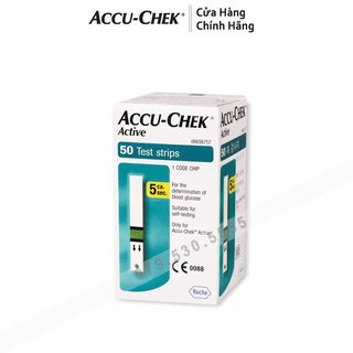 Que Thử Đường Huyết Accu Check Active Hộp 50 Que