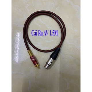 [Mã ELHACE giảm 4% đơn 300K] Dây Canon Cái ra AV dài 1.5m - Loại tốt