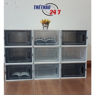 Hộp Đựng Giày Nhựa Cứng Trong Suốt , Tủ Giày Lắp Ráp Thông Minh