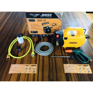 MÁY RỬA XE BOSS 3000W ÁP LỰC CAO JAPAN THẾ HỆ MỚI 2022 CÓ CHỈNH ÁP SIÊU MẠNH MỚI 100%