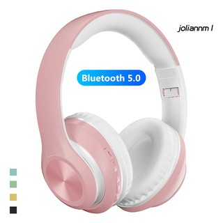 Tai Nghe Chụp Tai Bluetooth 5.0 Không Dây Jm P68 Có Thể Gập Lại