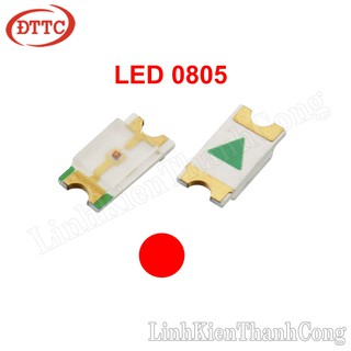 Gói LED dán 0805 màu đỏ (10 chiếc)