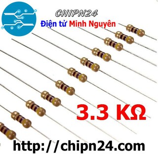 [50 CON] Điện Trở 3K3 3.3K 1/4W 5%