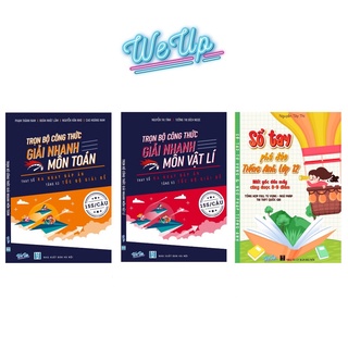 Sách-Combo khối A1- Giải nhanh Toán+ Giải nhanh Lí + Sổ tay tiếng Anh