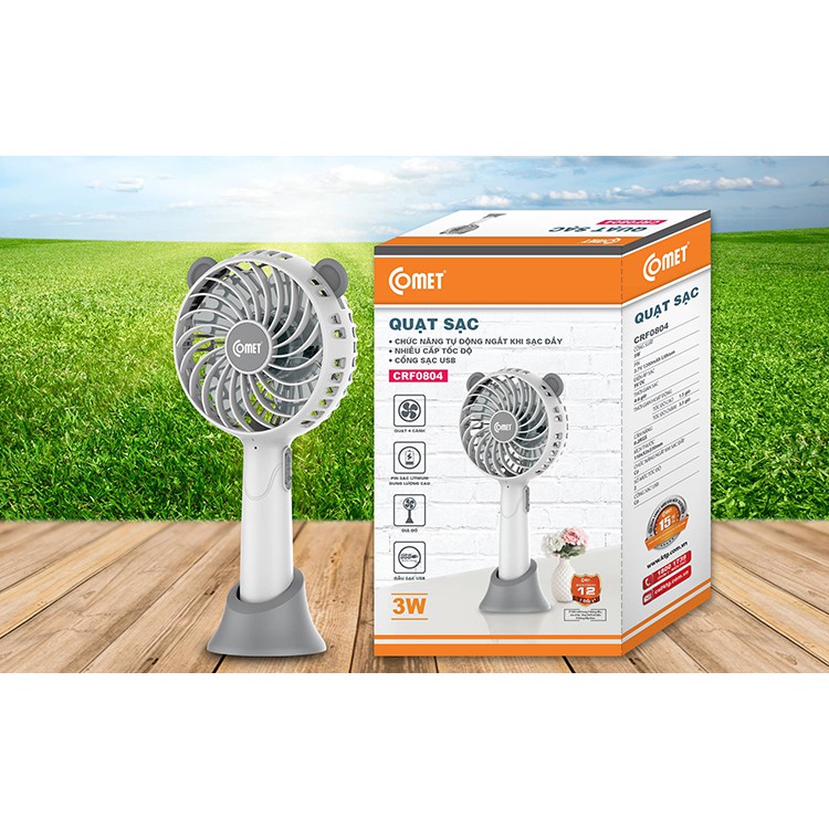 QUẠT SẠC COMET CRF0804